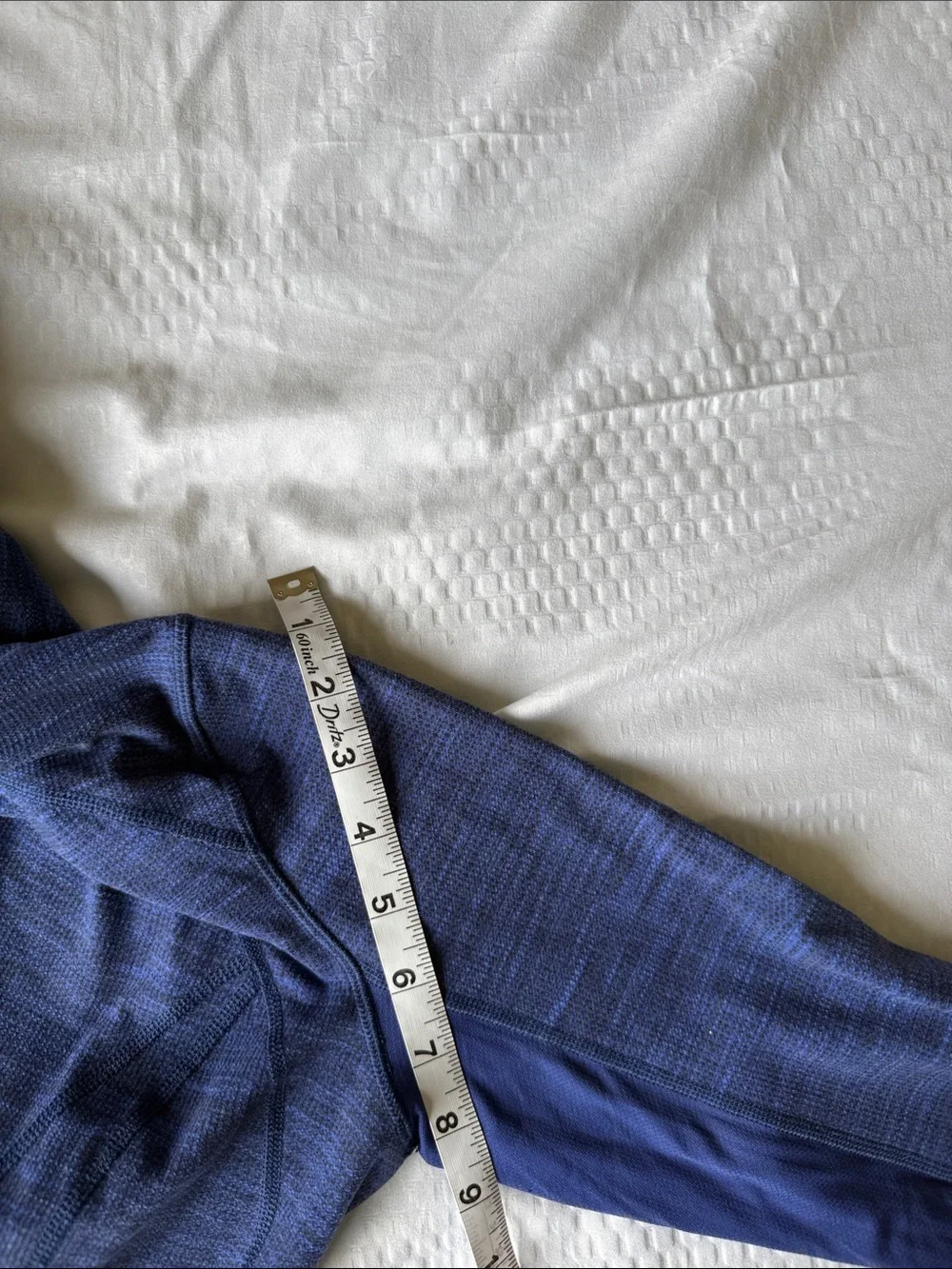 Lululemon Daily Practice Jacket Diamond Jacquard Space Dye Sapphire Blue Naval ✨